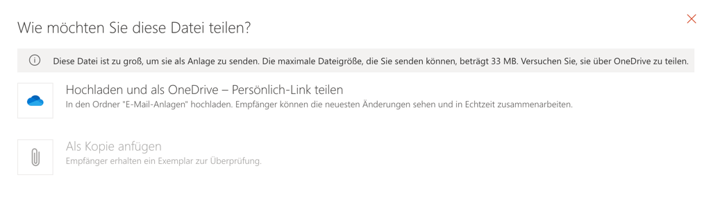 PDF zu groß für Email