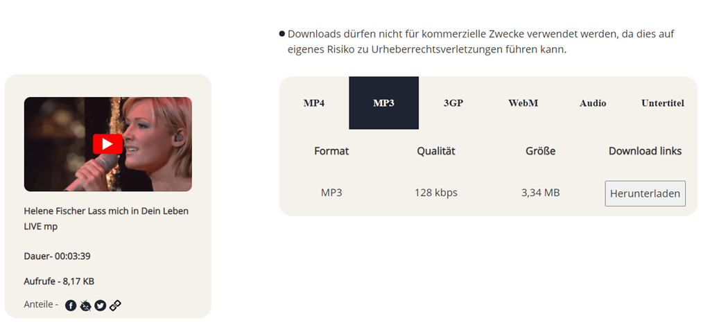 Video als MP3 downloaden VideoSolo