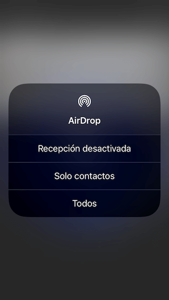 Activar AirDrop