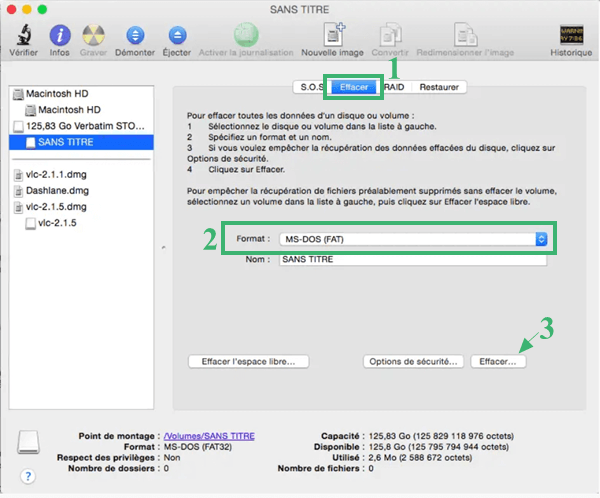Comment formater une clé USB en FAT32 sur Mac