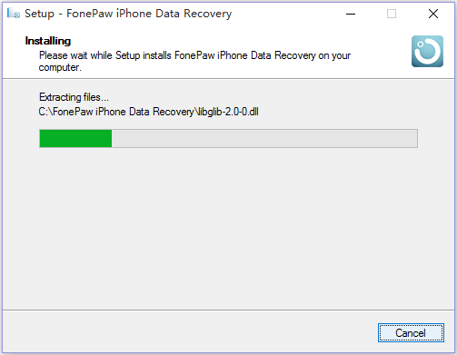 Install FonePaw iPhone Data Recovery