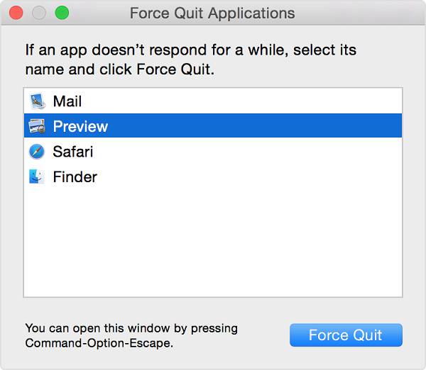 Mac Force Quit App
