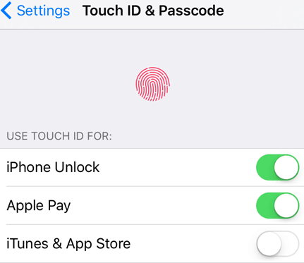 Use Touch ID for