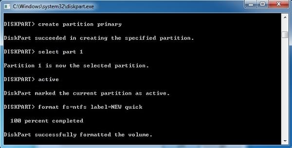 Format RAW Drive to NTFS