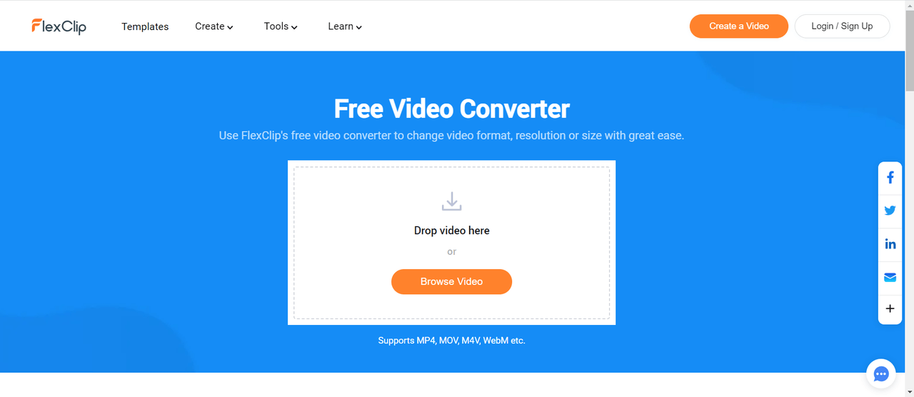FlexClip Online Video Converter