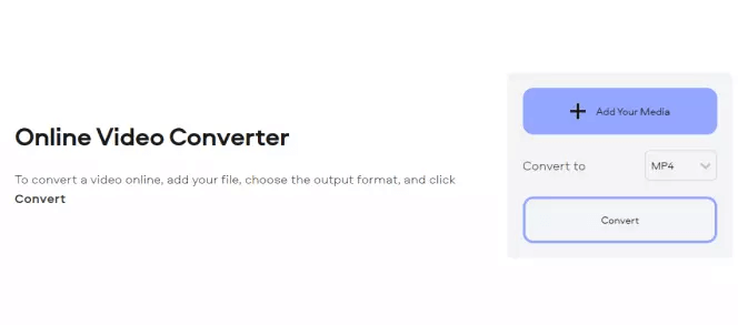 Movavi's Online Converter