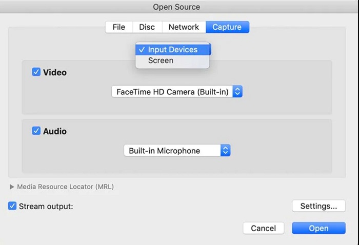 Setting VLC on Mac