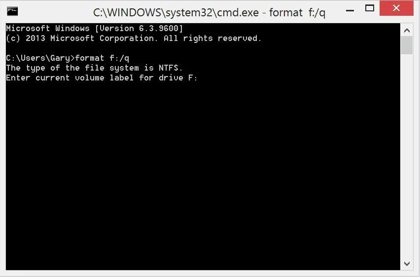 Windows CMD 指令格式化記憶卡