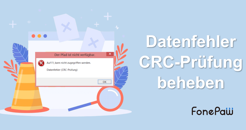 Datenfehler CRC-Prüfung beheben