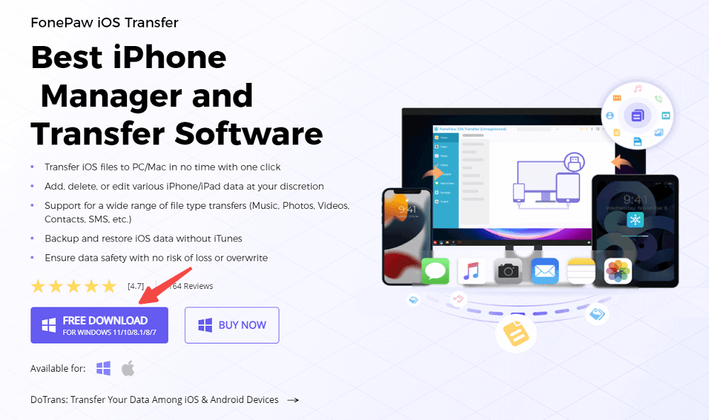 Download FonePaw iOS Transfer