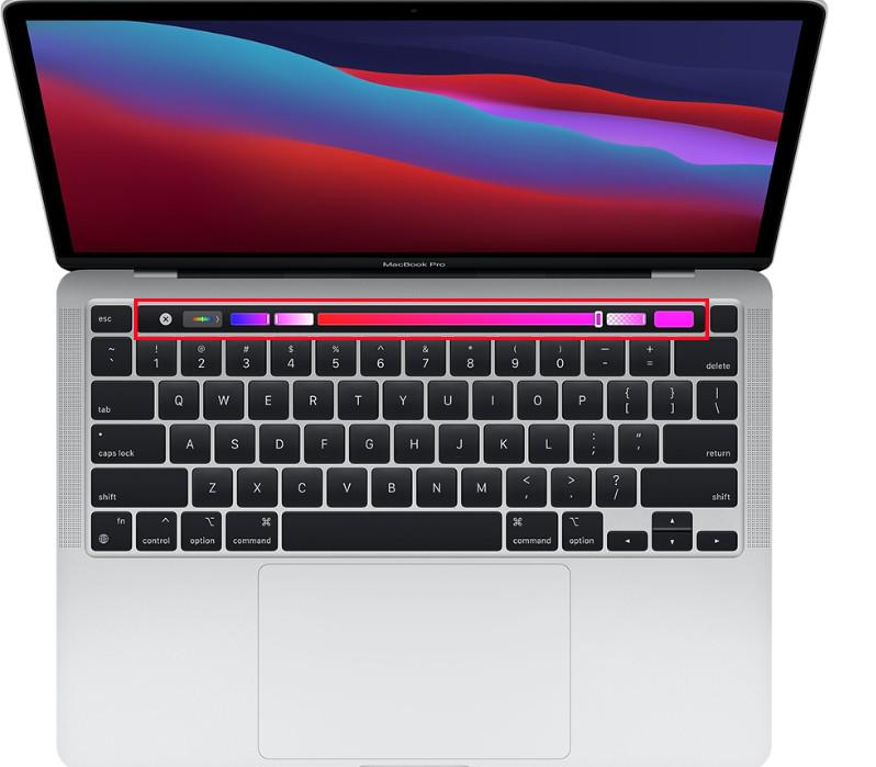 MacBook 截圖觸控列