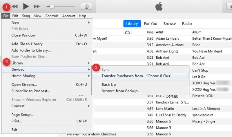 Sync Music From iPhone to iTunes