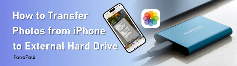 How to Transfer iPhone Photos to External Hard Drive
