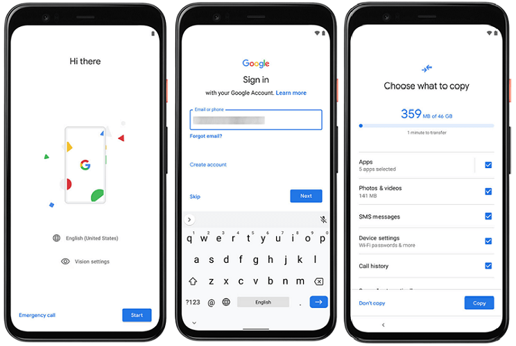 Transfer iPhone SMS to Pixel