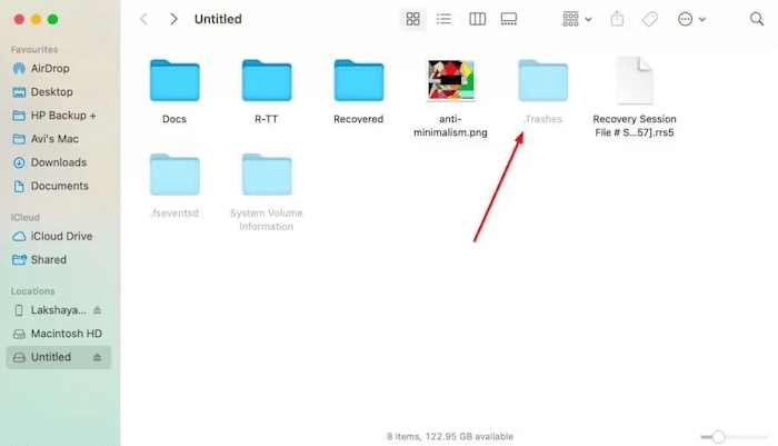 Unhide USB Files on Mac