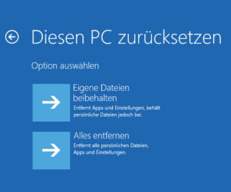 Laptop Zurücksetzen Unter Windows 11